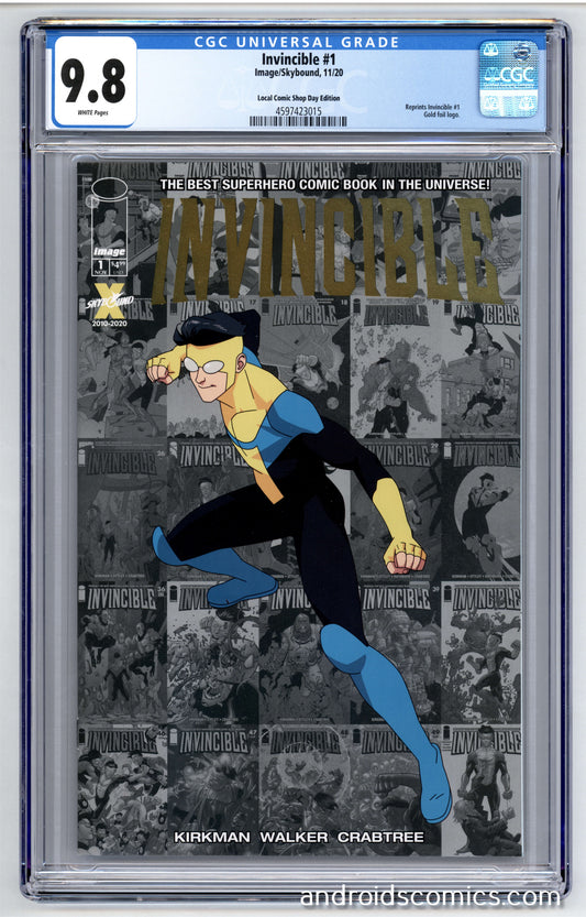 Invincible #1 CGC 9.8 Local Comic Shop Day Edition