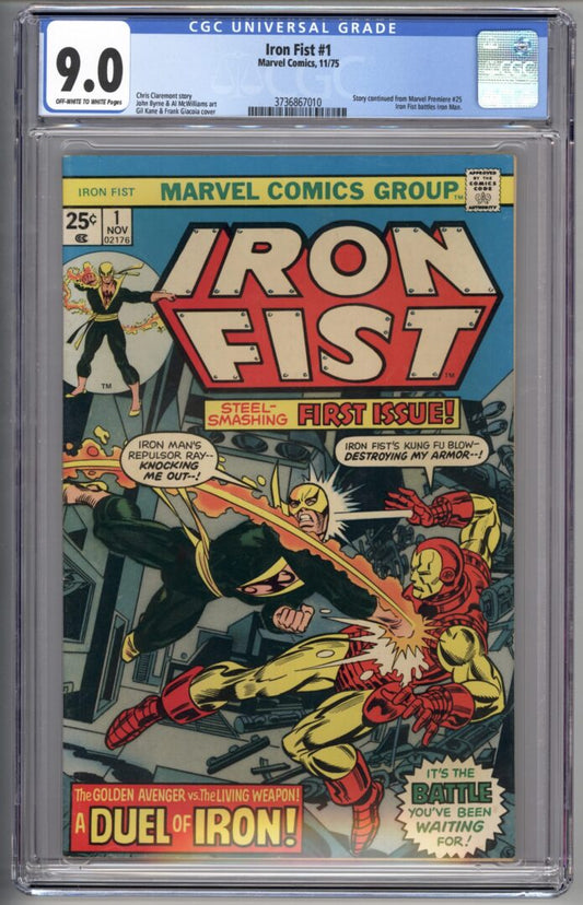 Iron Fist #1  CGC 9.0