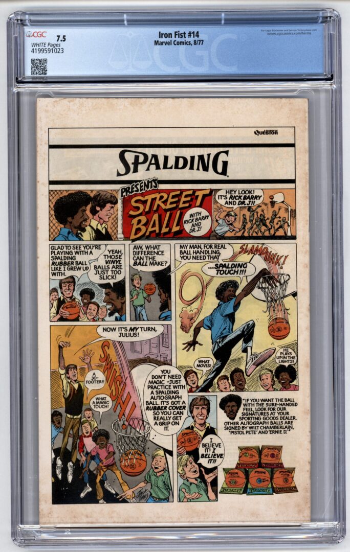 Iron Fist #14  CGC 7.5  1st App. of Sabertooth