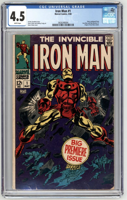 Iron Man #1  CGC 4.5