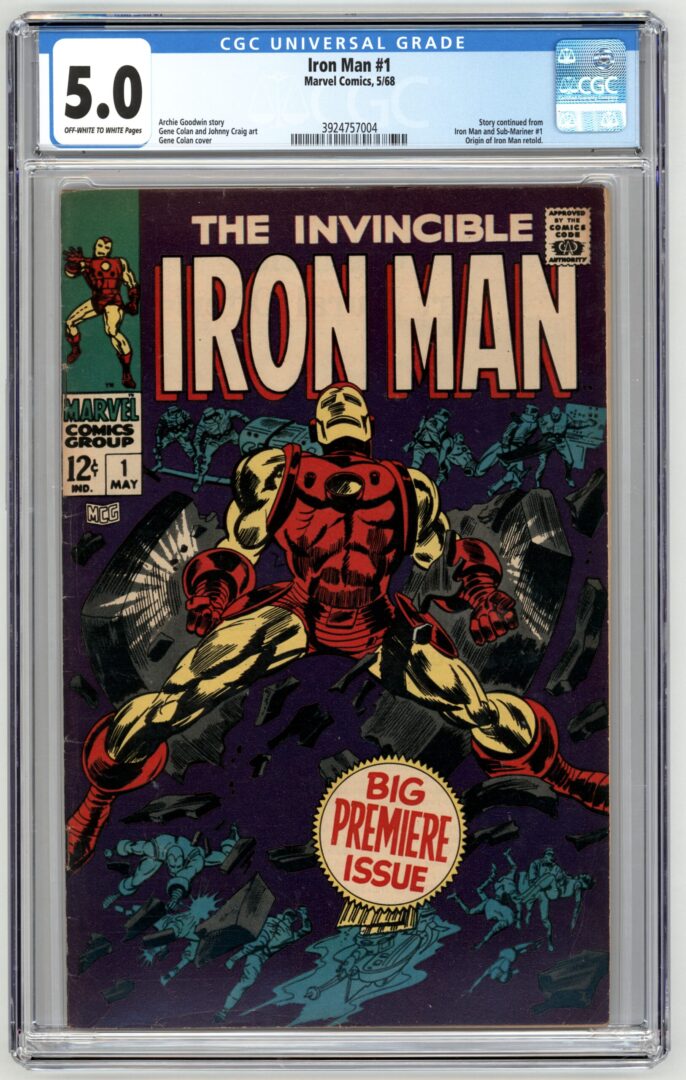 Iron Man #1  CGC 5.0