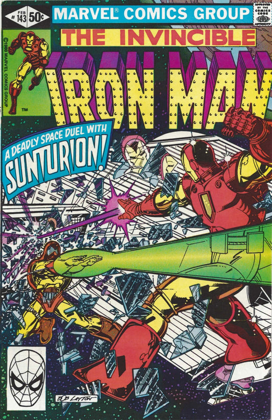 Iron Man #143  FN/VF  1st appearance and origin of Sunturion