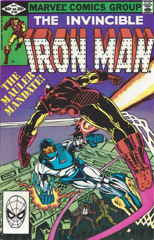 Iron Man #156  VF  1st appearance of Mauler