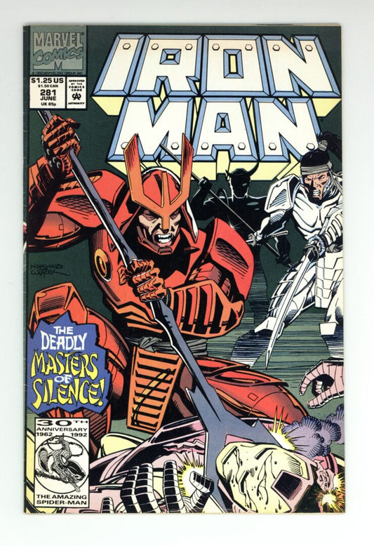 Iron Man #281  FN-  1st cameo appearance of War Machine