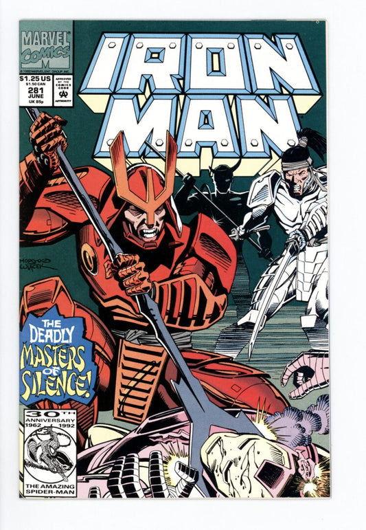Iron Man #281  VF+  1st cameo appearance of  War Machine 