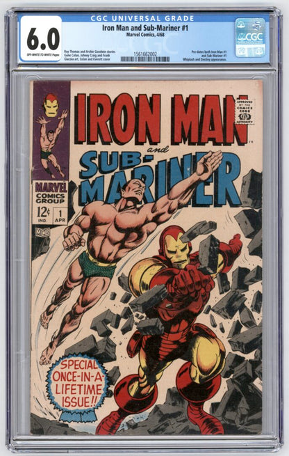Iron Man and Sub-Mariner #1  CGC 6.0