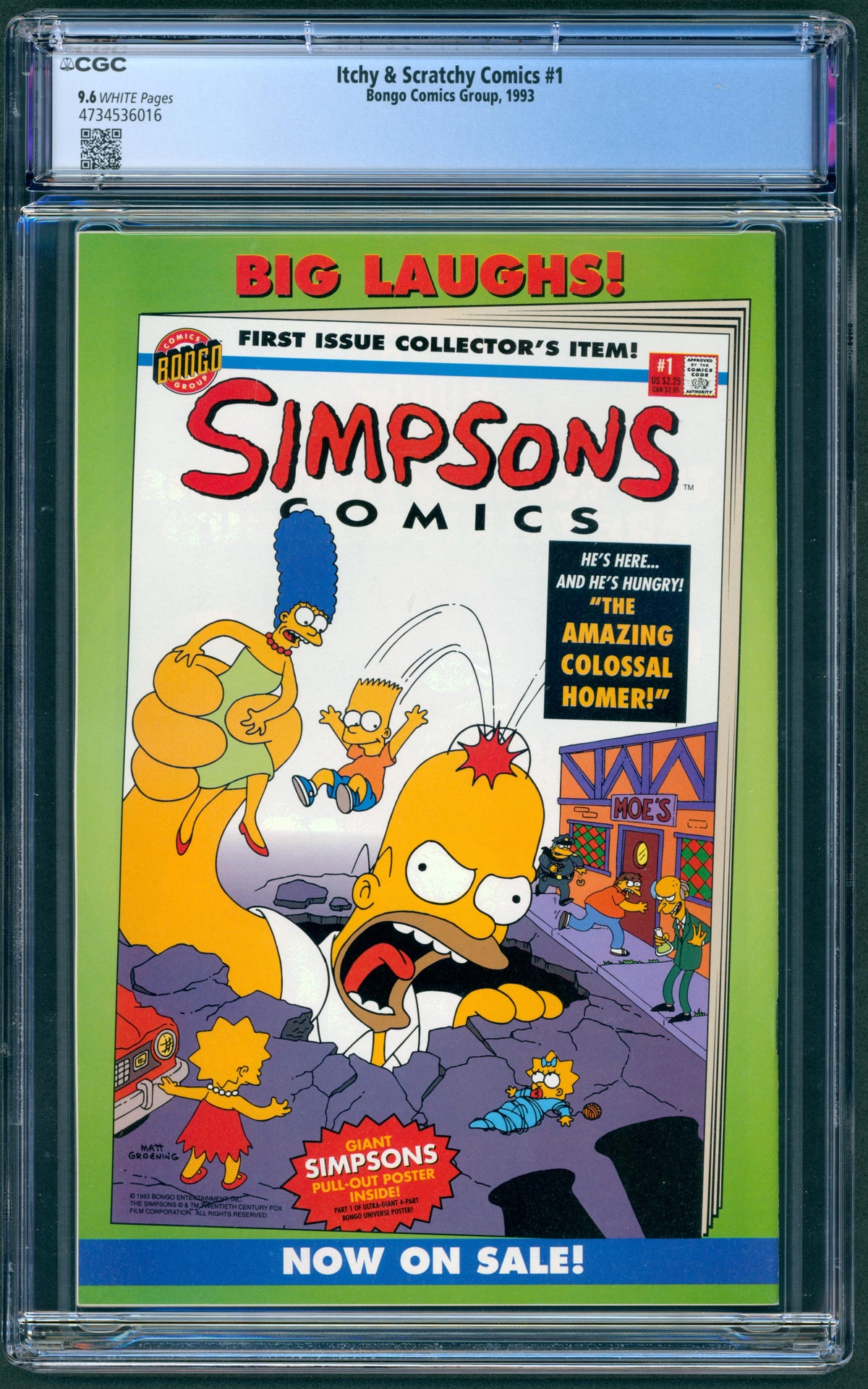 Itchy and Scratchy Comics #1 CGC 9.6