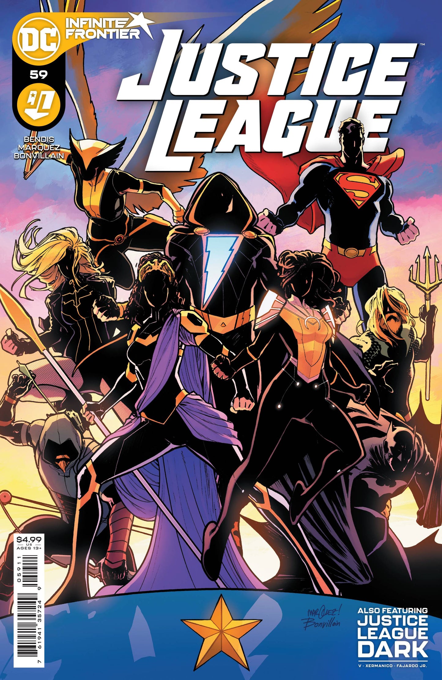 Justice League #59 Cover A David Marquez NM