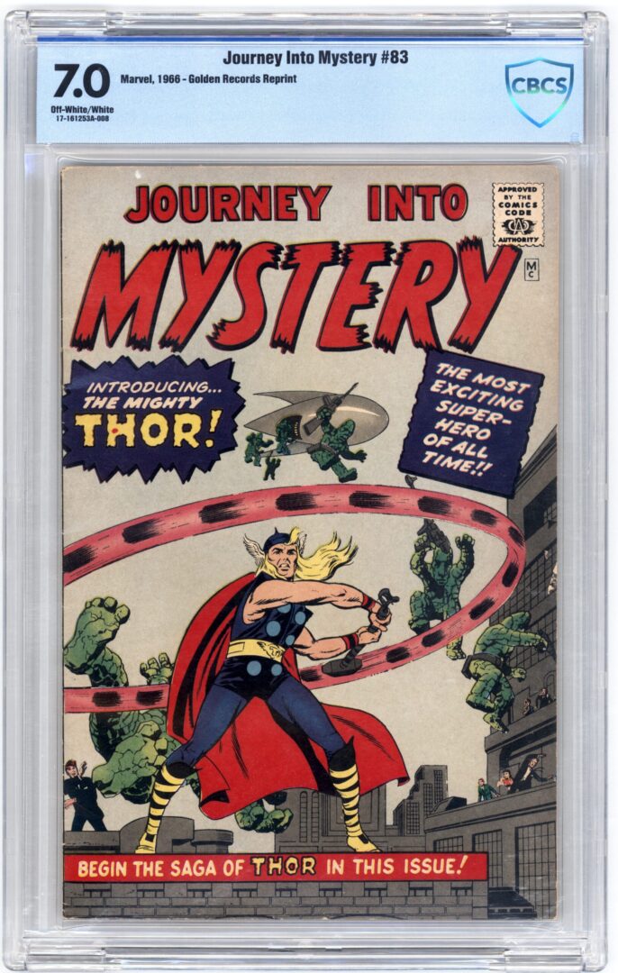 Journey Into Mystery #83  CBCS 7.0  Gold Record Reprint