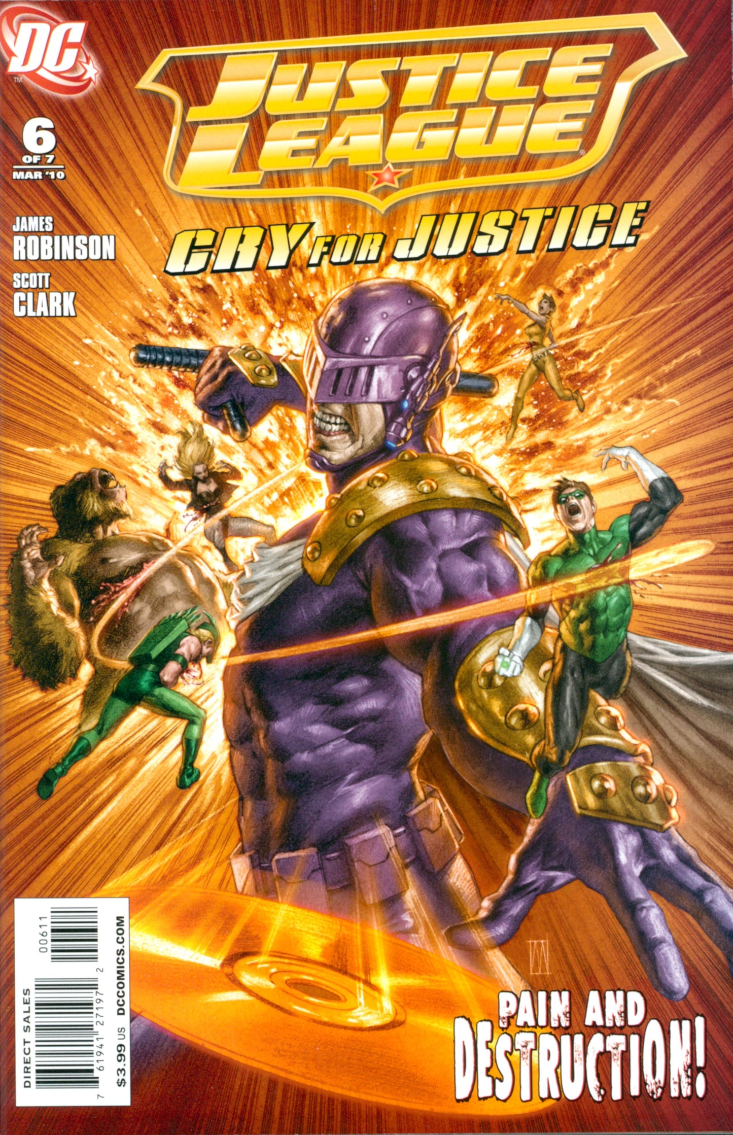 Justice League Cry For Justice #6 (Of 7)