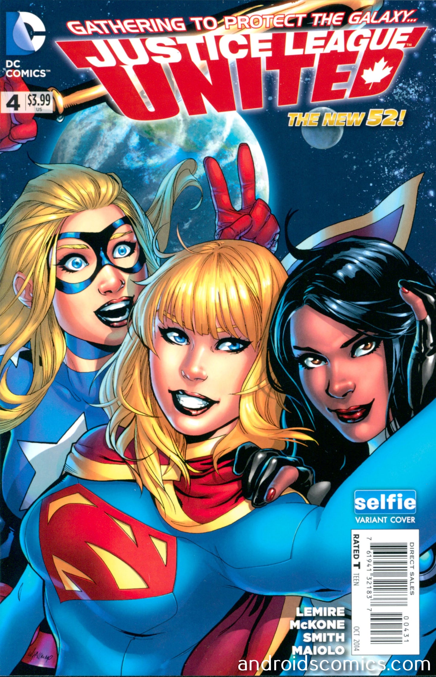 Justice League United #4 Dcu Selfie Variant Edition