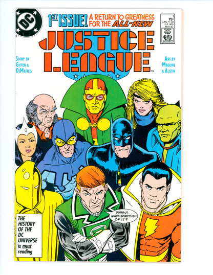 Justice League #1 VF/NM 1st App. of Maxwell Lord