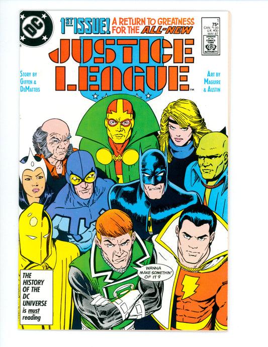 Justice League #1 VF/NM 1st App. of Maxwell Lord