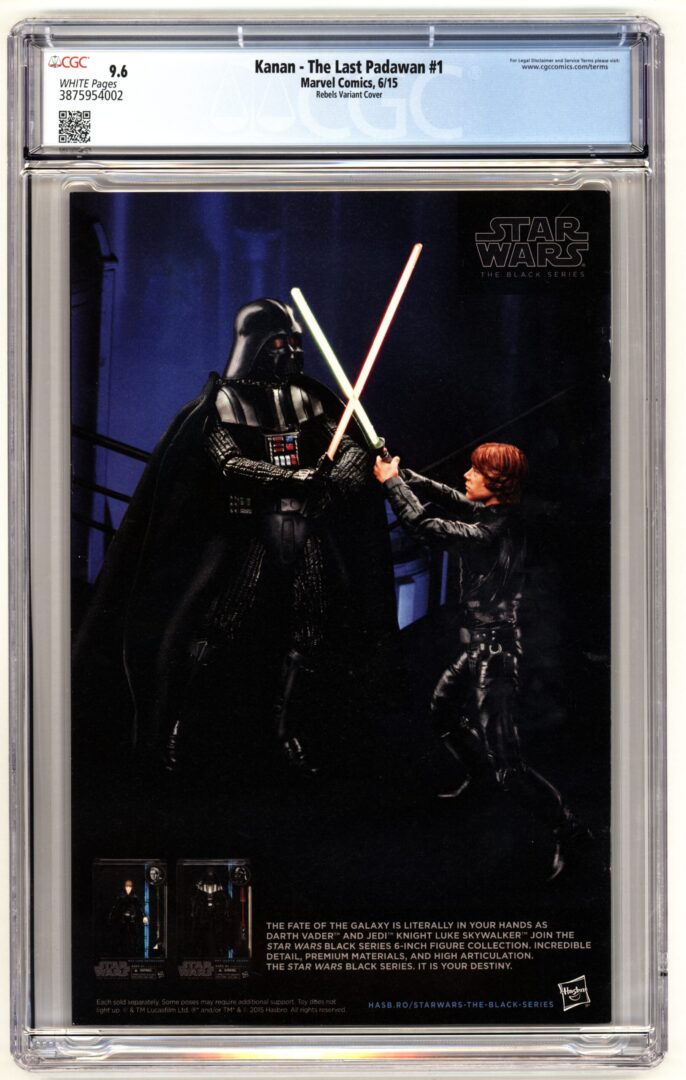 Star Wars: Kanan the Last Padawan #1  CGC 9.6  Rebels Variant