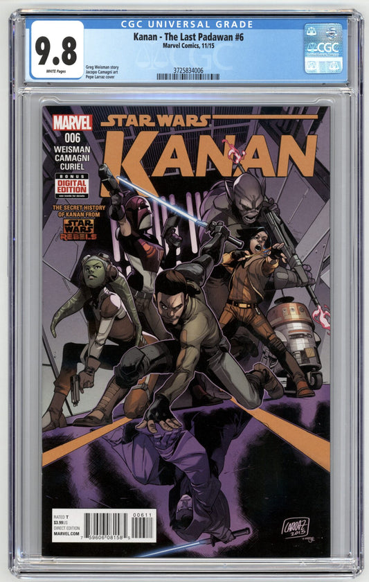 Kanan: The Last Padawan #6  CGC 9.8