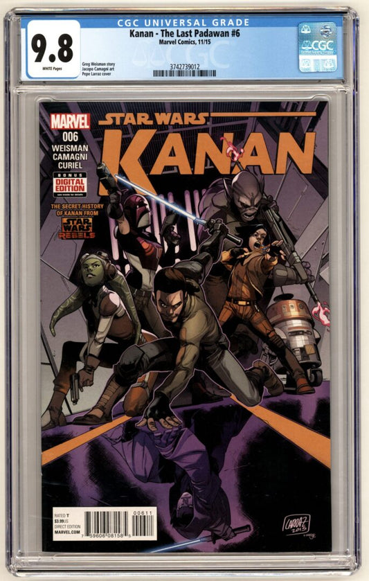 Kanan: The Last Padawan #6  CGC 9.8