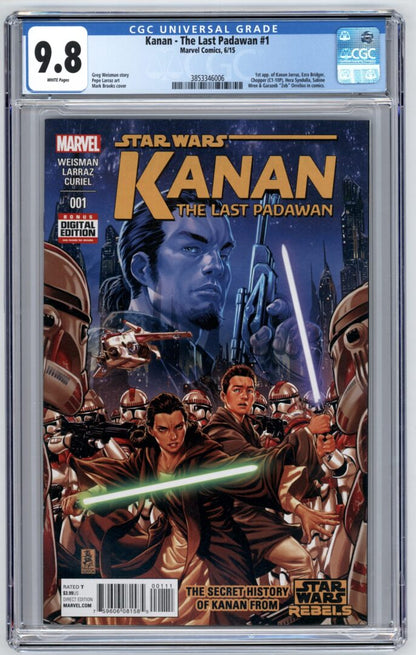 Star Wars: Kanan the Last Padawan #1  CGC 9.8