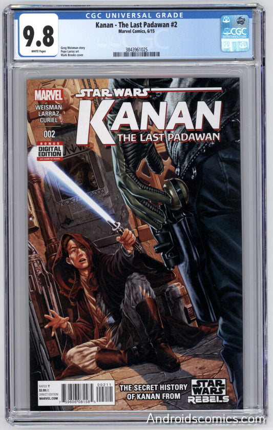 Kanan the Last Padawan #2  CGC 9.8