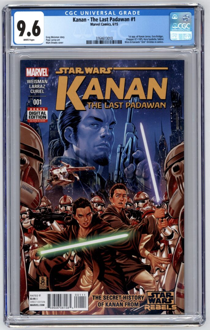 Star Wars: Kanan #1CGC 9.61st App. of Ezra & Sabine Wren