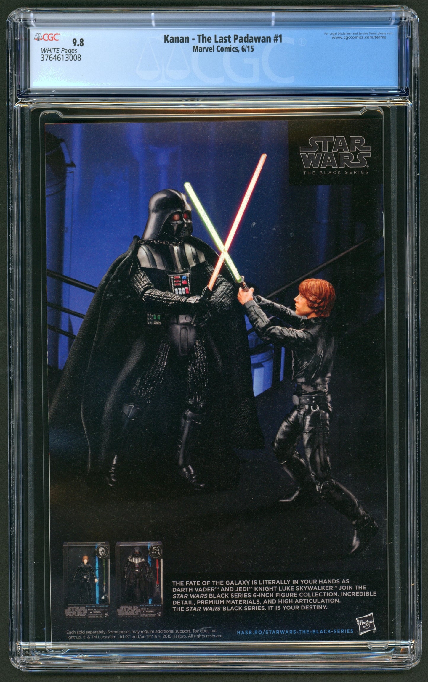 Star Wars Kanan #1  CGC 9.8  1st App. of Kanan