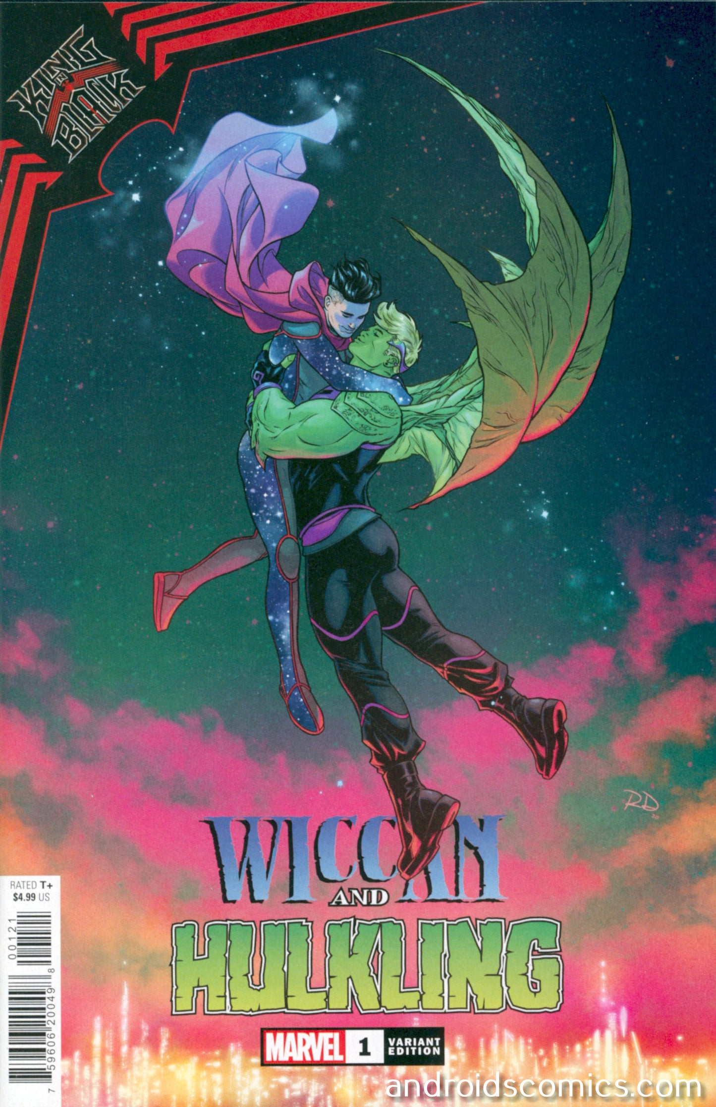 King In Black Wiccan Hulkling#1 Dauterman Variant