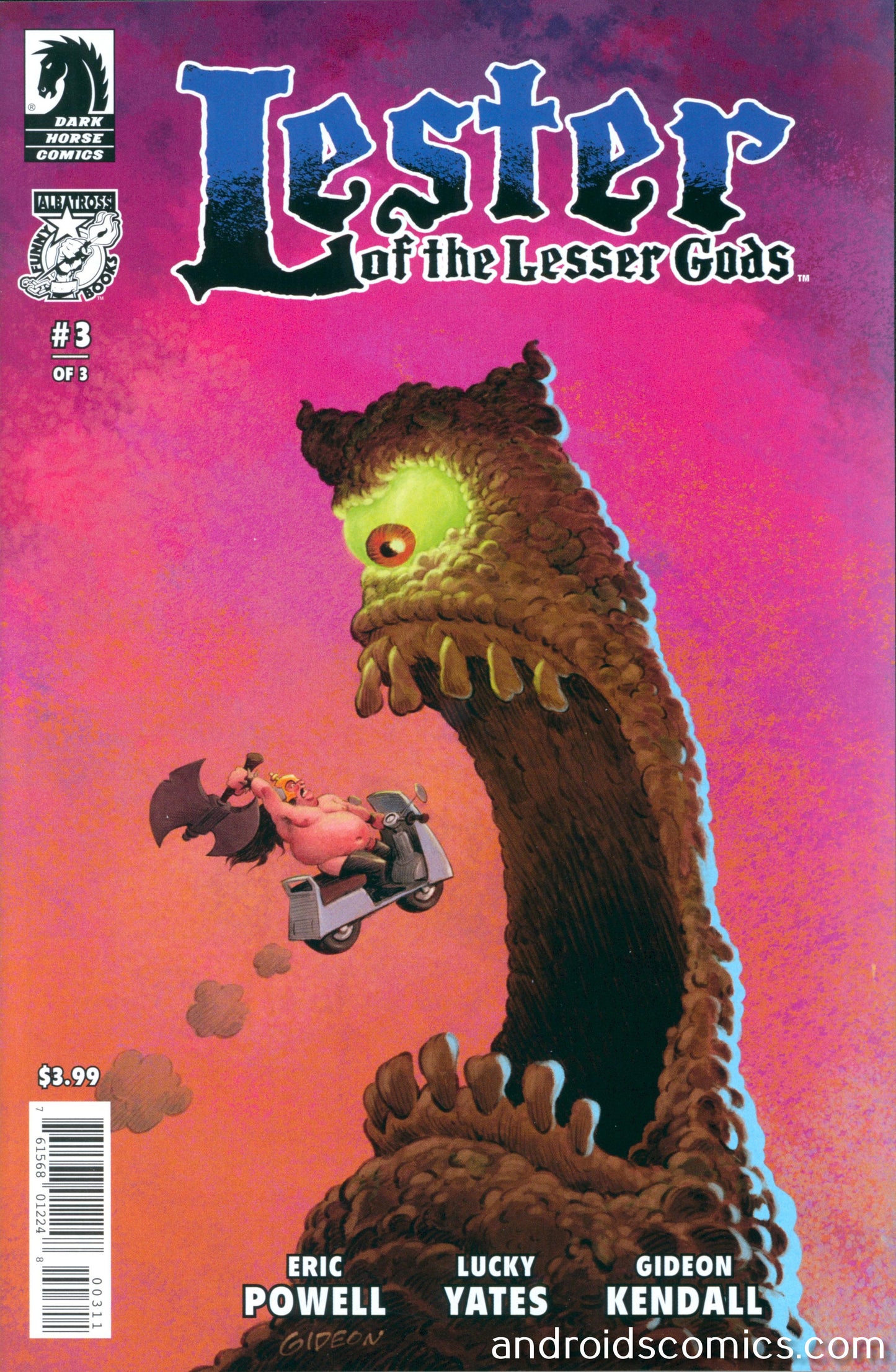Lester Of The Lesser Gods #3 (Cover A) (Gideon Kendall)
