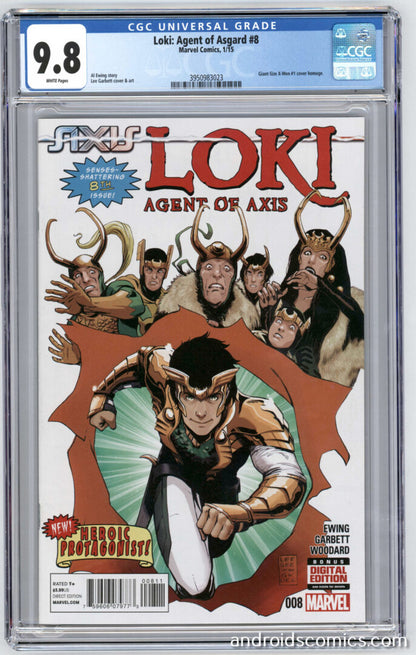 Loki Agent of Asgard #8  CGC 9.8