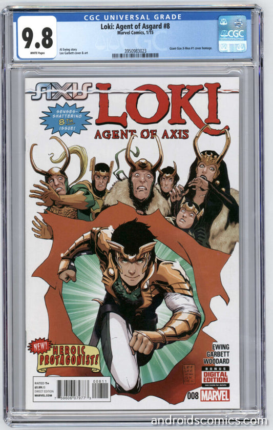 Loki Agent of Asgard #8  CGC 9.8