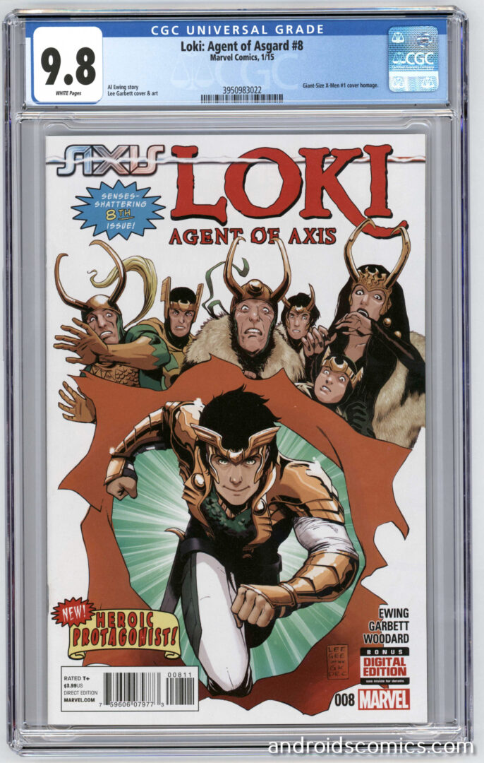 Loki Agent of Asgard #8  CGC 9.8