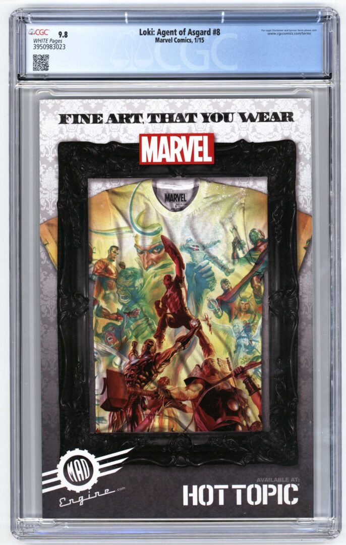 Loki Agent of Asgard #8  CGC 9.8