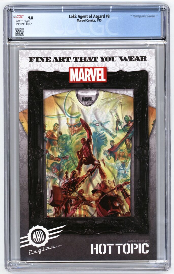 Loki Agent of Asgard #8  CGC 9.8