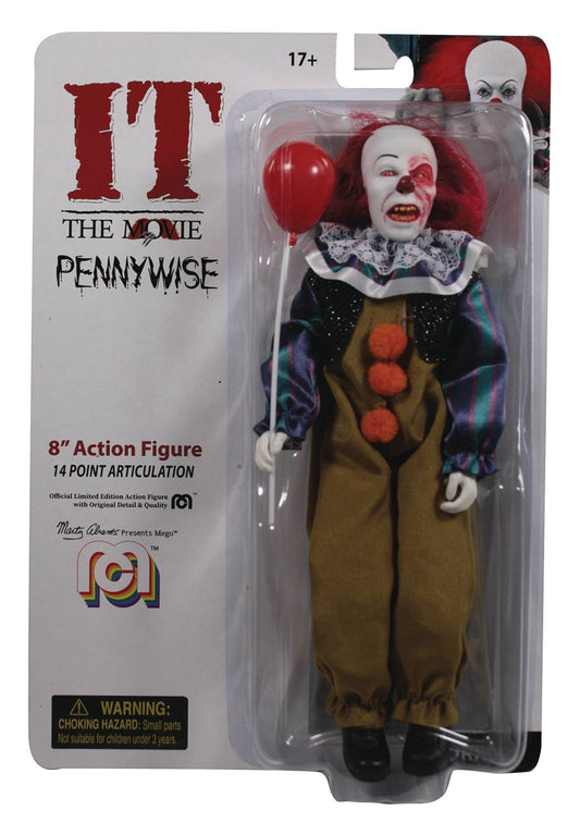 MEGO HORROR IT PENNYWISE BURN DAMAGE 8IN AF