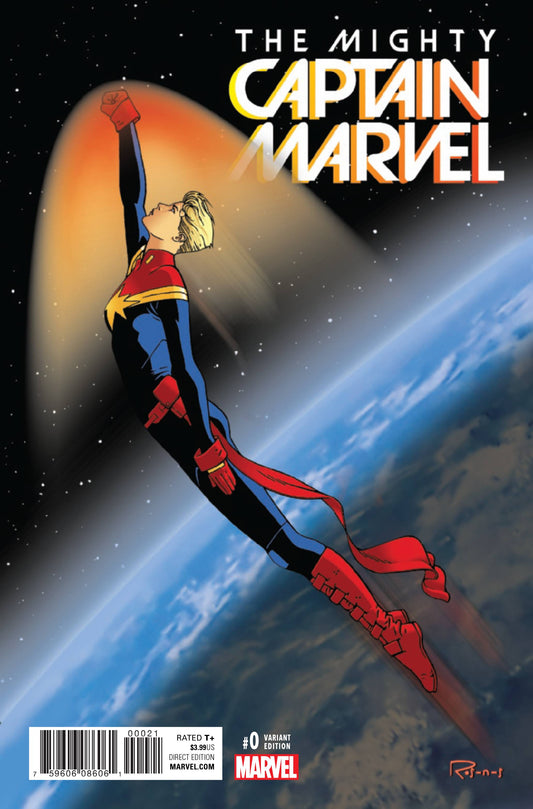 Mighty Captain Marvel #0 Rosanas Variant