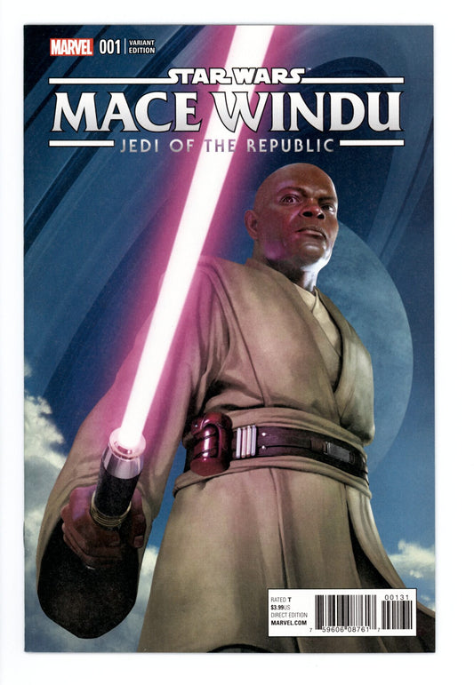 Star War Mace Windu  Jedi of the Republic #1  Rahzzah Variant  NM
