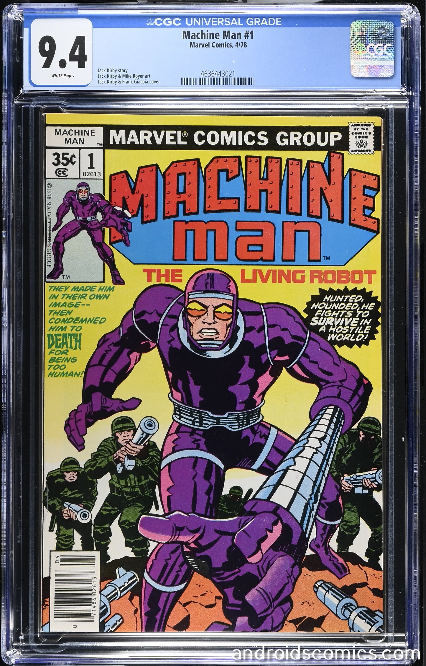 Machine Man #1 CGC 9.4