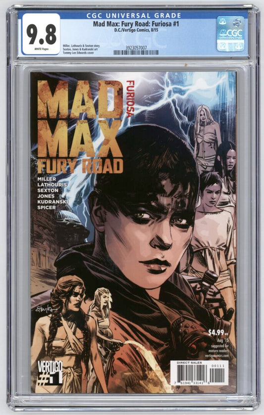 Mad Max: Fury Road: Furiosa #1  CGC 9.8  1st appearance of Furiosa