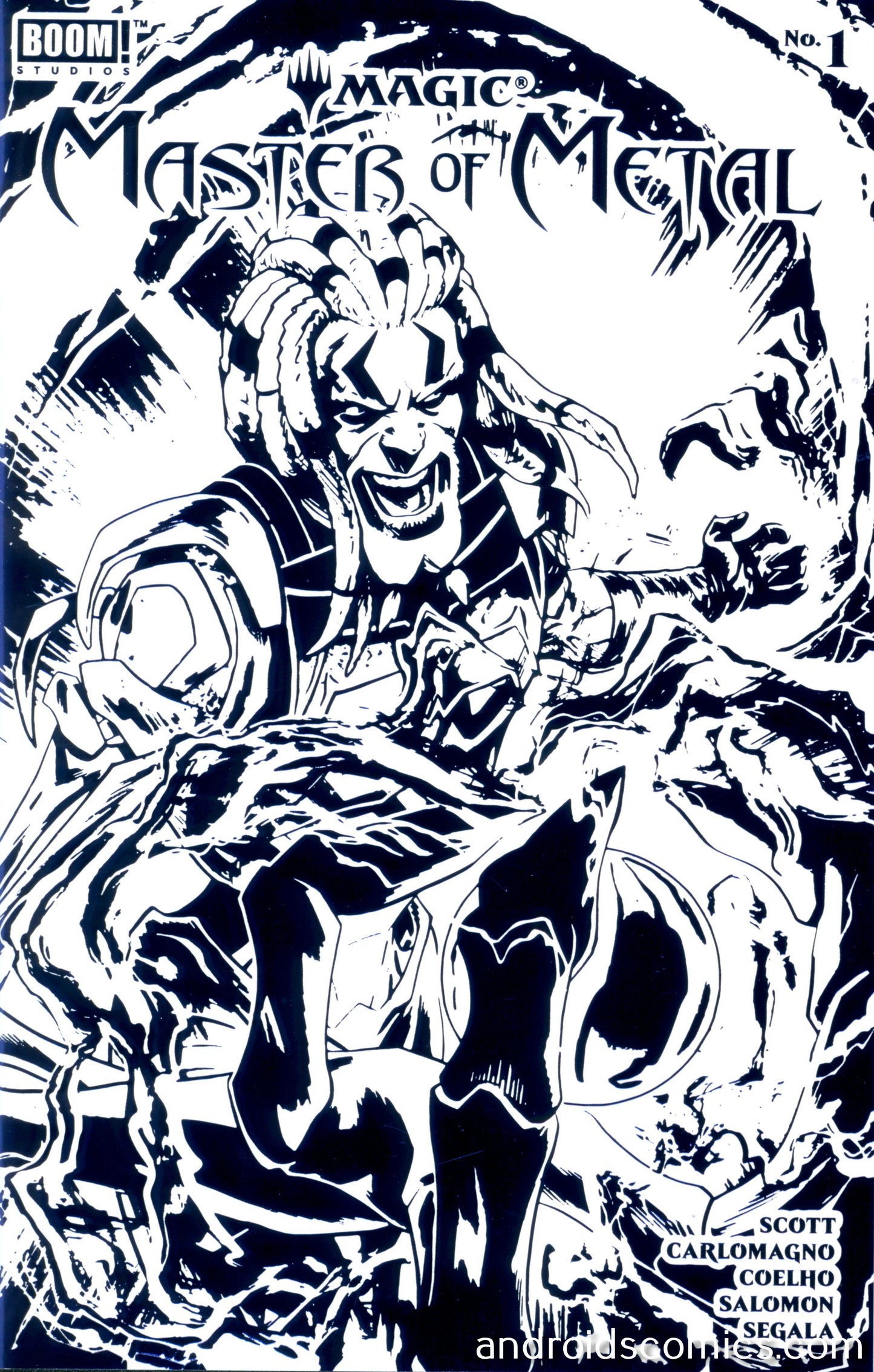 Magic Master Of Metal #1 Cover C Foil Variant Gorham