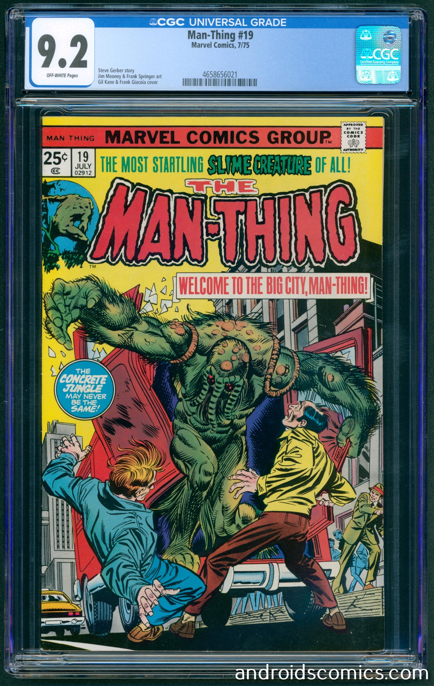Man-Thing #19  CGC 9.2