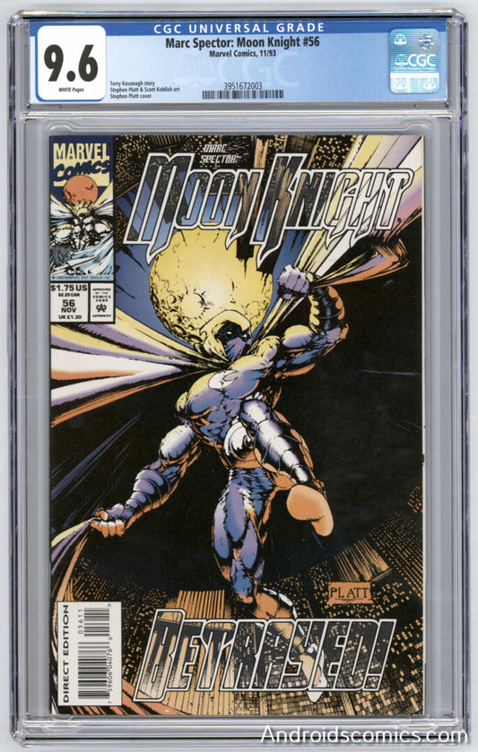 Marc Spector Moon Knight #56  CGC 9.6