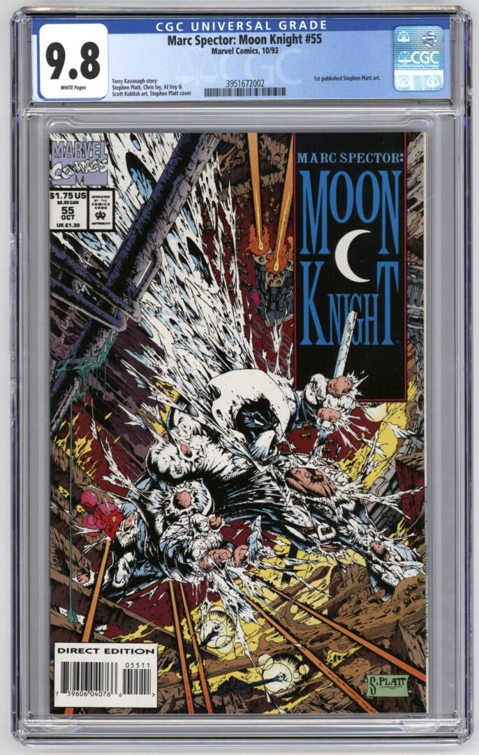 Marc Spector Moon Knight #55  CGC 9.8