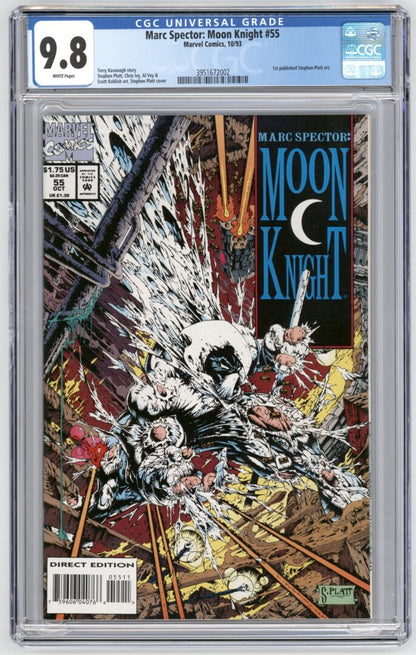 Marc Spector Moon Knight #55  CGC 9.8