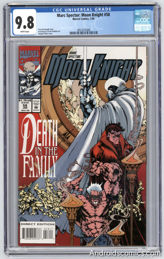 Marc Spector Moon Knight #58  CGC 9.8