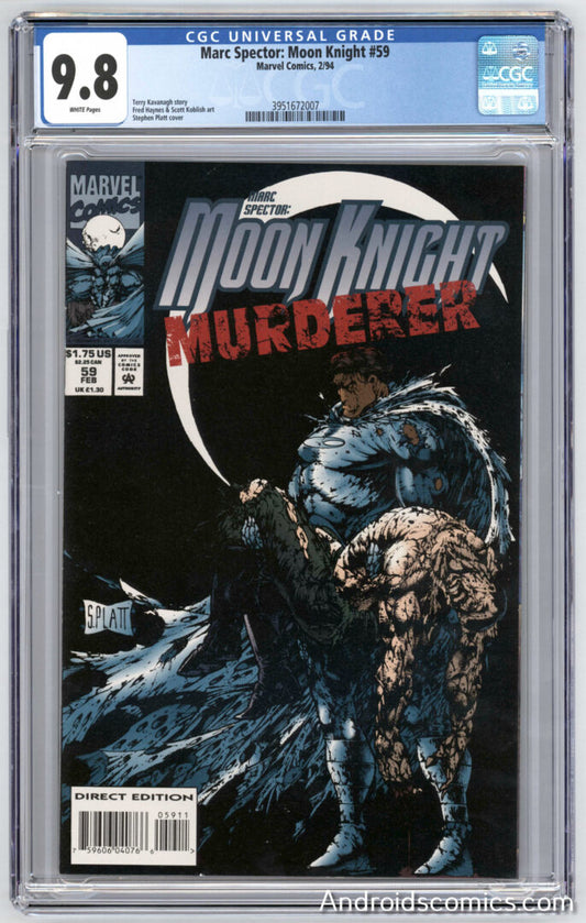 Marc Spector Moon Knight #59  CGC 9.8