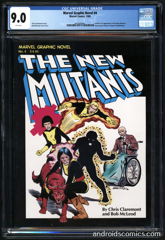 Marvel Graphic Novel #4  CGC 9.0  Origin & 1st App.of the New Mutants
