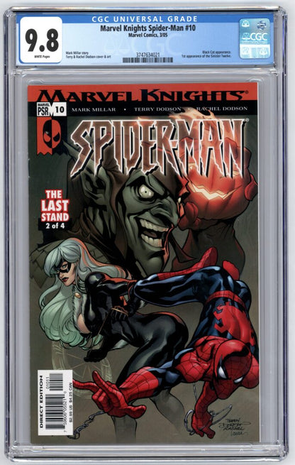 Marvel Knights Spider-Man #10  CGC 9.8  1st App. of the Sinister Twelve
