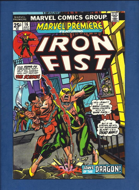 Marvel Premiere #16  VF/NM  2nd Appearance of Iron Fist