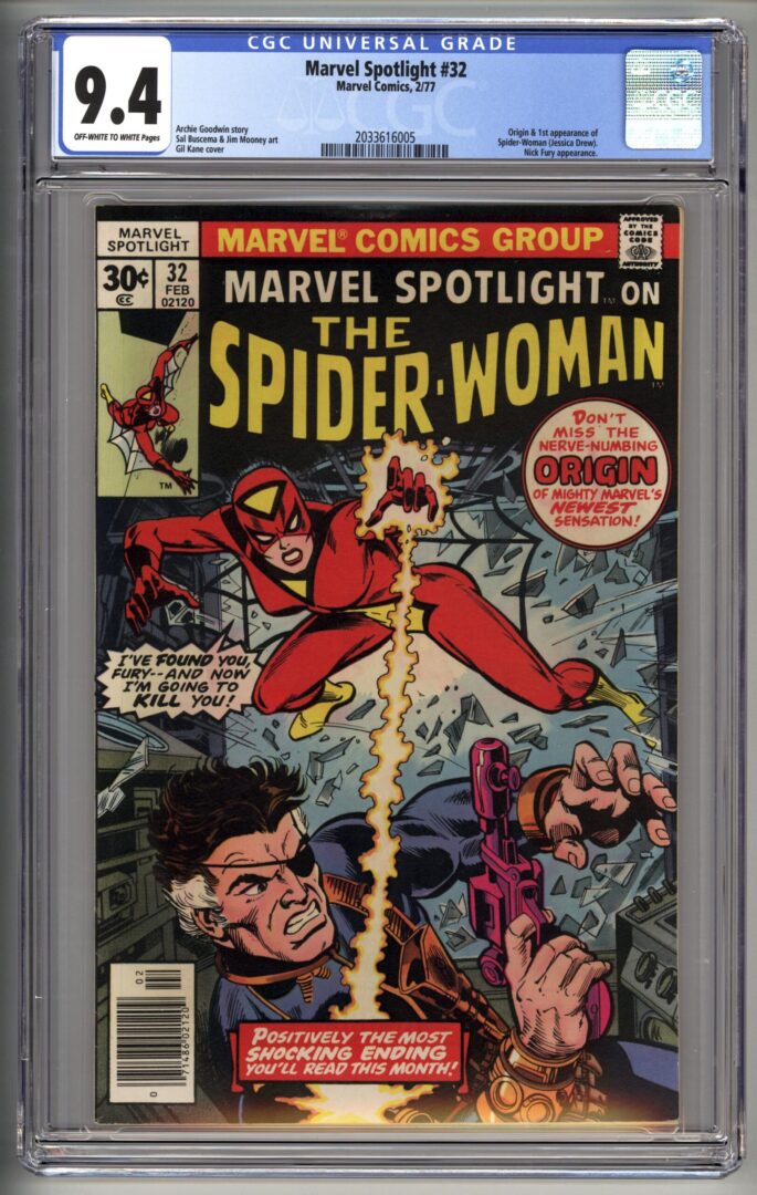 Marvel Spotlight #32  CGC 9.4  Origin & 1st appearance of Spider-Woman