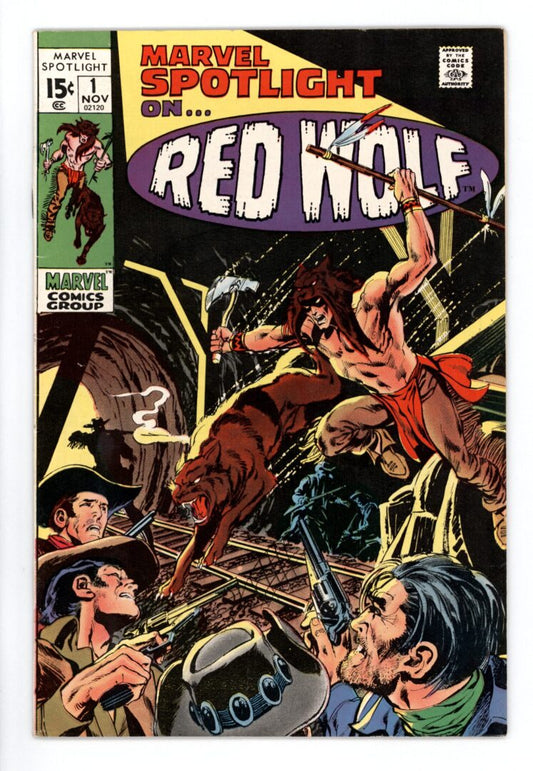 Marvel Spotlight #1  FN+  1st appearance & origin of  Red Wolf (John Wakeley)
