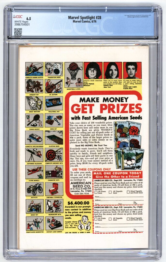 Marvel Spotlight #28  CGC 6.5 1st Solo Moon Knight story