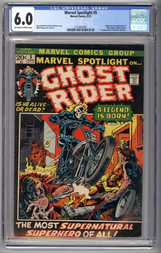 Marvel Spotlight #5  CGC 6.0  1st App. of Ghost Rider